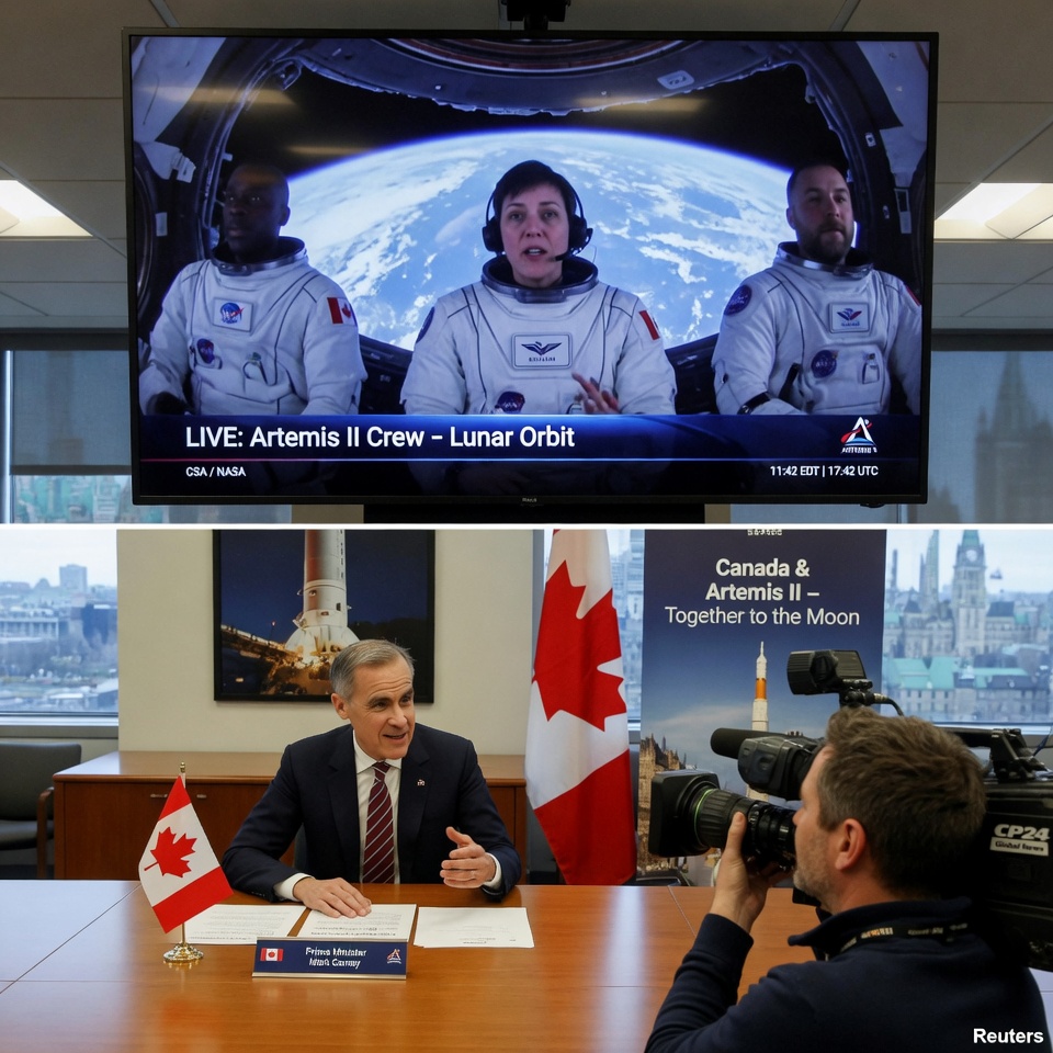 Kanada Başbakanı Mark Carney, Artemis II astronotlarıyla uzaydan görüştü