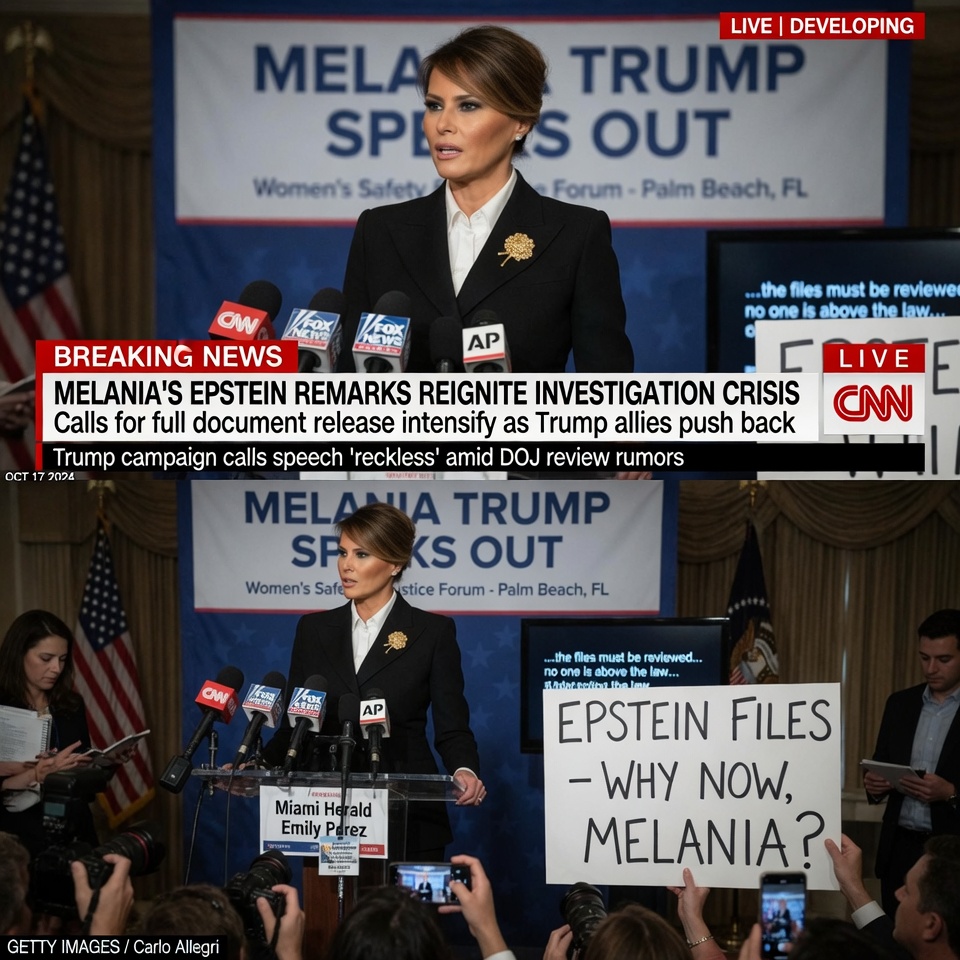 Melania Trump’ın Epstein Konulu Konuşması Soruşturma Krizini Yeniden Alevlendirdi