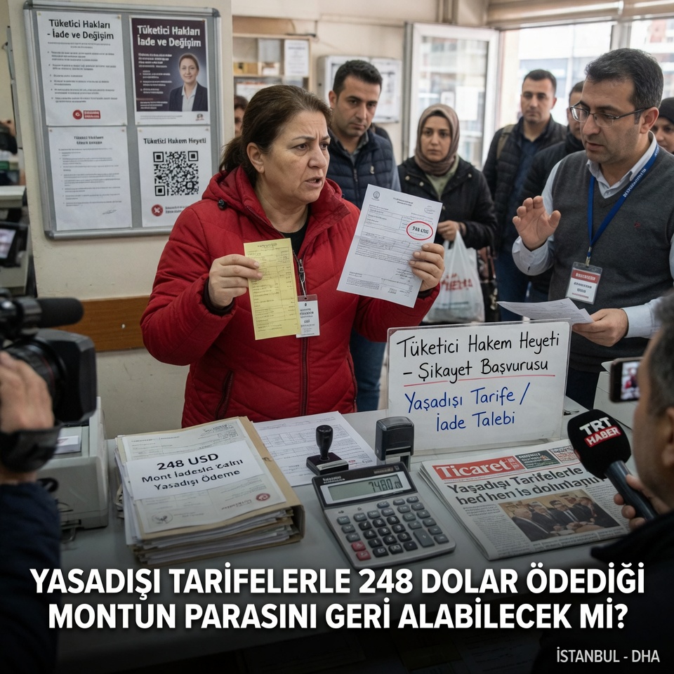 Yasadışı tarifelerle 248 dolar ödediği montun parasını geri alabilecek mi?