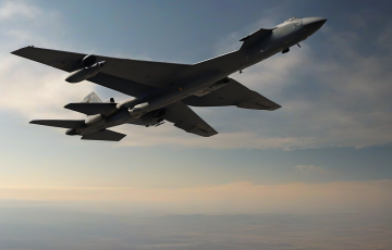 ABD Hava Kuvvetleri’ne ait B-52 uçağı Kaliforniya’da düştü