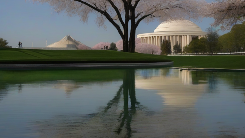 Eski Olimpiyat sporcusu, Washington’daki Reflecting Pool’a zarar verdiği iddiasını reddetti
