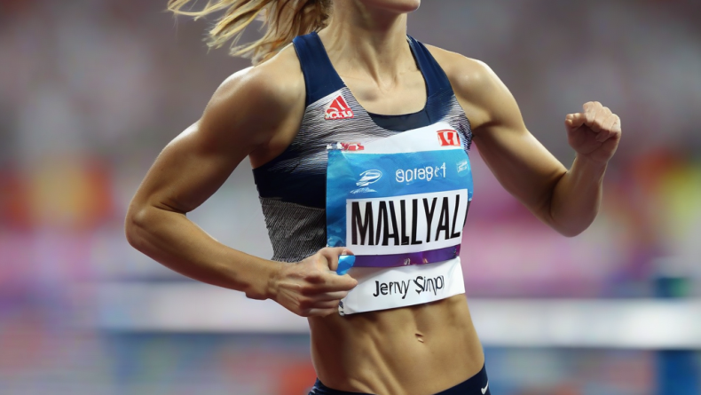 Olimpiyat madalyalı Jenny Simpson, Raleigh’deki mil yarışında fenalaştı