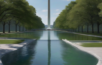 Trump, Washington’daki Reflecting Pool’un yeniden boşaltılabileceğini söyledi