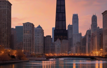 Chicago’ya inen Delta uçağına havai fişek isabet etti
