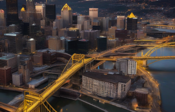 Pittsburgh’de köprü kontrollü patlamayla yıkıldı